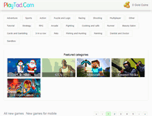 Tablet Screenshot of playtod.com